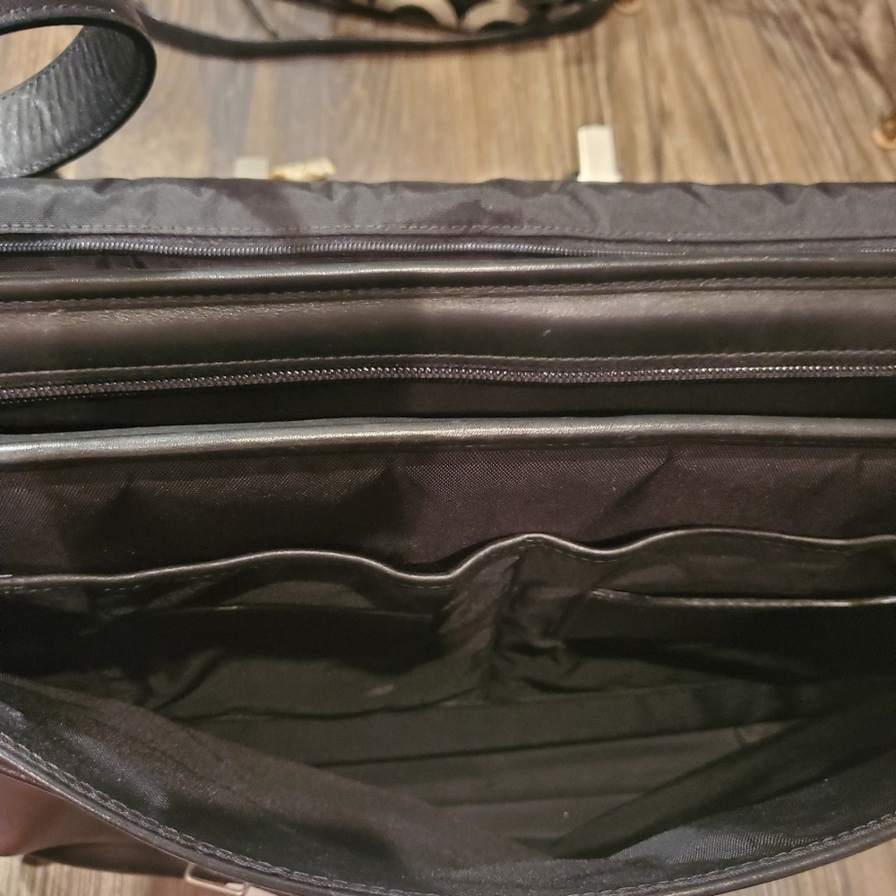 Authentic Leather Coach Laptop Case